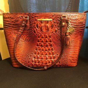 Brahmin Medium Asher Tote in Pecan w/Dust Bag